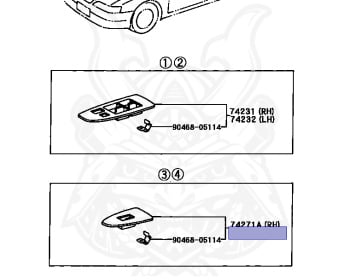 Genuine Chaser JZX100 Interior OEM parts supplied from Japan