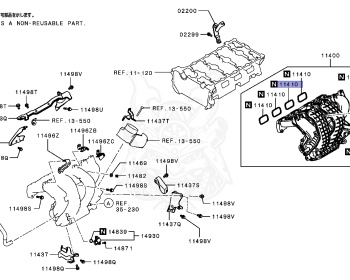 Mitsubishi - RVR - GA4W - 2013 - XTHXZ9 - 4J10