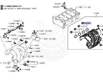 Mitsubishi - RVR - GA3W - 2013 - XTHH - 4B10