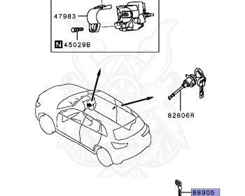 Mitsubishi - RVR - GA3W - 2019 - XTHHZ - 4B10