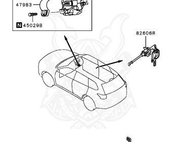 Mitsubishi - Outlander - GF7W - 2013 - XTXX - 4J11