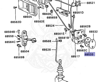 Mitsubishi - Pajero - L041G - 1982 - VND2 - G63B