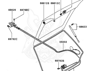 Mitsubishi - Mirage Asti - CA1A - 1992 - MKJ5 - 4G13
