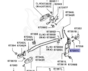 Mitsubishi - Mirage - CA4A - 1993 - MNDH2 - 4G92