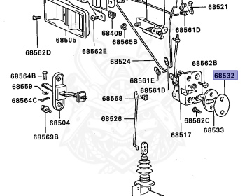 Mitsubishi - Pajero - L044G - 1989 - VGNTX - 4D56