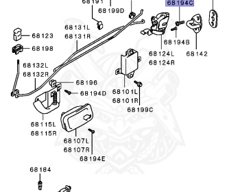 Mitsubishi - Pajero - V43W - 1991 - GNXE - 6G72