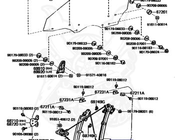 ののん  Genuine MR2 AW10 Exterior OEM parts supplied from Japan - Nengun