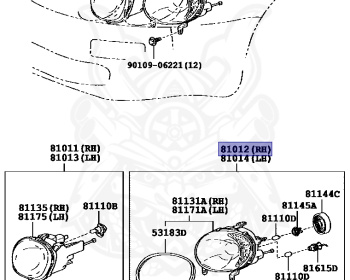 Genuine Celica GT-Four ST205 Lights OEM parts supplied from Japan