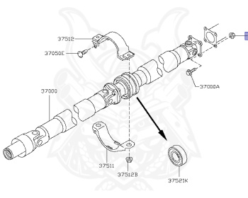 Nissan - Skyline - V36 - 2008 - 250GT TYPEP/250GTF TYPEP - SEDAN(S) - 2-linked (2WD/STD) - 5 SPEED AUTOMATIC TRANS(5AT) - VQ25HR
