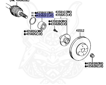 Toyota - Porte - NCP141 - 2013 - Y TYPE - Variator - 1NZFE