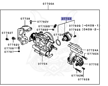 Mitsubishi - Eclipse - D53A - 2005 - BRGVLFJ - 6G72