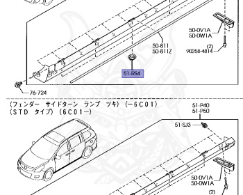 Mazda - MPV - LY3P - Dec-2005 - Right hand - L3-VE