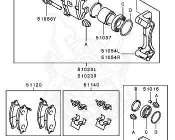 Mitsubishi - RVR - N28WG - 1993 - SRXF - 4D68
