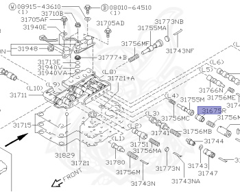 Nissan - Skyline - R34 25GT - ENR34 - 1999 - GT-V - 4 DOOR SEDAN(4S) - AUTOMATIC-FLOOR SHIFT(AT.F4) - Hi-Cas 2-Link (HI.2WD) - RB25DE