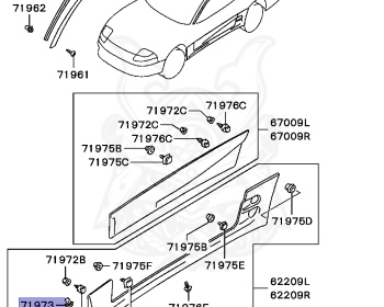 Mitsubishi - GTO - Z15A - 1990 - MJGF - 6G72