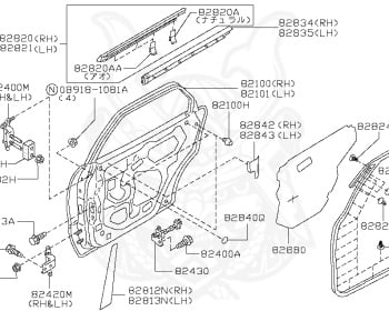 Nissan - Skyline - R34 25GT - ENR34 - 2000 - 25GT - 4 DOOR SEDAN(4S) - AUTOMATIC-FLOOR SHIFT(AT.F4) - High-speed 2-link (IRS.2WD) - RB25DE