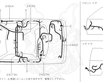 Nissan - Skyline - R34 25GTT - ER34 - 1998 - 25GT TURBO - 4 DOOR SEDAN(4S) - AUTOMATIC-FLOOR SHIFT(AT.F4) - Hi-Cas 2-Link (HI.2WD) - RB25DET