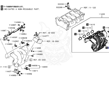 Mitsubishi - RVR - GA3W - 2013 - XTLH - 4B10