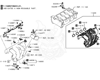Mitsubishi - RVR - GA3W - 2013 - XTHHZ - 4B10