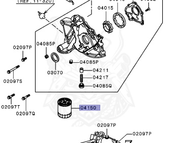 Mitsubishi - Galant - EA7A - 1997 - PRGC6 - 4G94