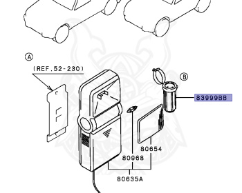 Mitsubishi - Pajero - V44WG - 1991 - NXF - 4D56