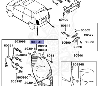 Mitsubishi - Mirage Dingo - CQ2A - 1998 - LEHC4 - 4G15