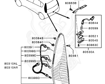 Mitsubishi - Colt - Z25A - 2008 - XSLH - 4G19