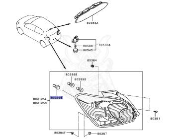 Mitsubishi - Mirage - A03A - 2014 - XTHX - 3A92