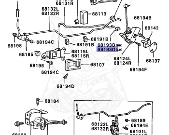 Mitsubishi - Chariot - D08W - 1986 - LBD - G63B