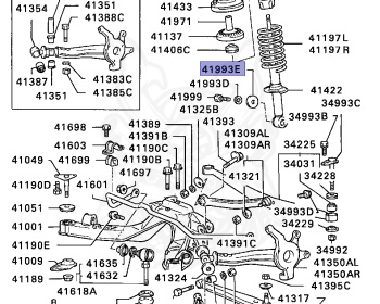 Mitsubishi - Eclipse - D27A - 1992 - MNGFLFJ - 4G63