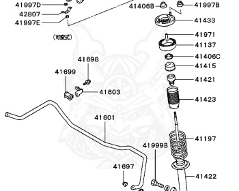 Mitsubishi - Galant - E84A - 1992 - PRXF - 6A12