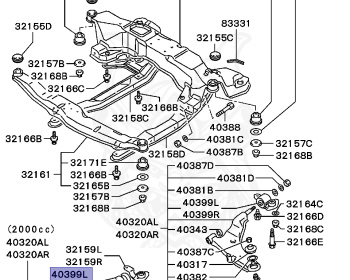 Mitsubishi - Sigma - F13AK - 1990 - SNJM - 6G73