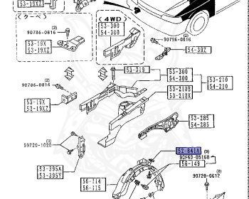 Mazda - Familia - BG3P - Oct-1990 - Right hand - B3