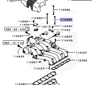 Mitsubishi - Pajero - V25W - 1992 - GRXM1 - 6G74