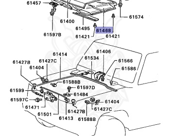Mitsubishi - Pajero - L149G - 1989 - WMRFX - 4D56