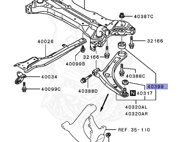 Mitsubishi - RVR - GA3W - 2010 - XTHH - 4B10