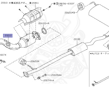 Nissan - Dualis - J10 - 2012 - 20G/20G4/20GSV/20G4SV - 5 DOOR HATCHBACK(5H/B) - 4 WHEEL DRIVE(4WD) - MCVT(MCVT) - MR20DE