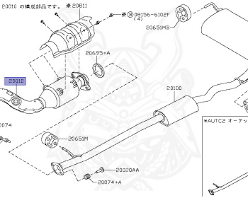 Nissan - Dualis - J10 - 2012 - 20G/20G4/20GSV/20G4SV - 5 DOOR HATCHBACK(5H/B) - 2 WHEEL DRIVE(2WD) - MCVT(MCVT) - MR20DE