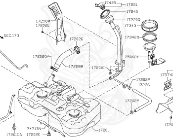 Nissan - Dualis - J10 - 2007 - 20G/20G4/20GSV/20G4SV - 5 DOOR HATCHBACK(5H/B) - 2 WHEEL DRIVE(2WD) - MCVT(MCVT) - MR20DE