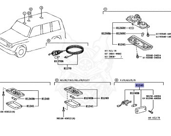 Toyota - Land Cruiser - HZJ77HV - 1995 - ZX TYPE - HARDTOP(VAN TYPE OR FRP TOP) - Manual - 1HZ