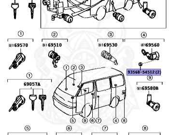 Toyota - Hiace - LH129V - 1994 - DX TYPE - 4-DOOR - Automatic - 3L