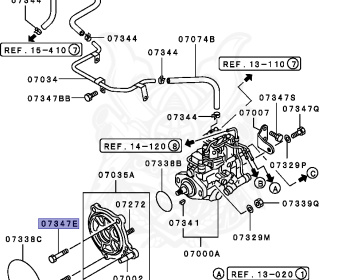Mitsubishi - Delica - PE8W - 1994 - HSEHF - 4M40