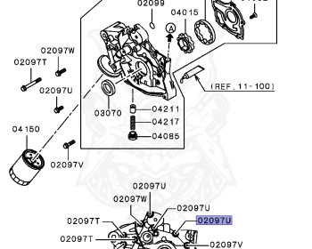 Mitsubishi - Mirage - CJ2A - 1997 - MRXM3 - 4G15