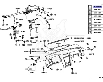 Toyota - Mark 2 - GX90 - 1995 - GRANDE TYPEGRANDE FOUR TYPE - Automatic - 1GFE