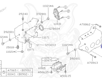 Subaru - Impreza WRX STI - GRF - Jan-2010 - STIAﾗｲﾝ - Wagon - 4W - Automatic transmission - Right hand - EJ257