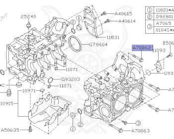 Subaru - Forester - SH5 - Jan-2007 - Dec-2010 - X - Wagon - 4W - 4-speed automatic transmission - Right hand - EJ20T