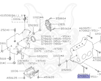 Subaru - Legacy Touring Wagon - BG5 - Jan-1997 - GTBLTD - Wagon - F4WD - Manual Transmission - Right hand - BG5