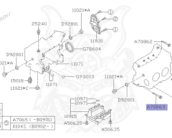 Subaru - Impreza WRX STI - GVF - Jan-2010 - STIAﾗｲﾝ - Sedan - 4W - Automatic transmission - Right hand - EJ257