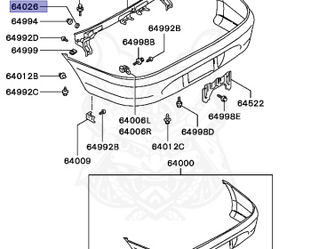 Mitsubishi - Mirage - CA4A - 1991 - MNDH - 4G92