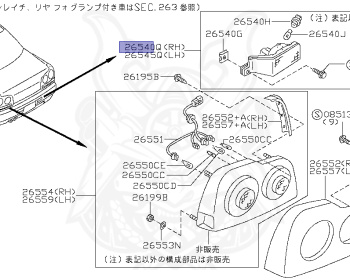 Nissan - Skyline - R34 25GT - ENR34 - 1999 - 25GT FOUR - 2 door hard top (2K) - MANUAL TRANS 5-SPEED(MT.F5) - Hi-cast 4-link (IRS.4WD) - RB25DE
